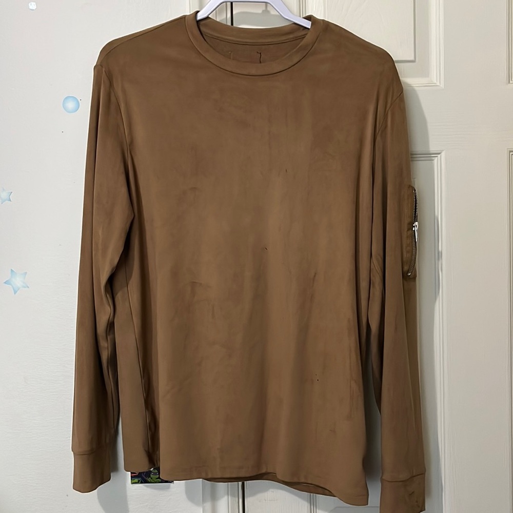 Super Soft Tan Long Sleeve T Shirt